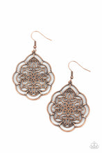 Load image into Gallery viewer, Paparazzi Tour De Taj Mahal - Copper Earrings
