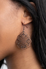 Load image into Gallery viewer, Paparazzi Tour De Taj Mahal - Copper Earrings
