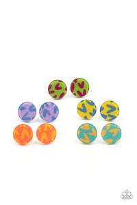 Paparazzi Graffiti Hearts Post Starlet Shimmer Earrings