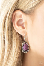 Load image into Gallery viewer, Paparazzi Abstract Anthropology - Purple Earrings
