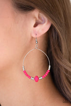 Load image into Gallery viewer, Paparazzi Retro Rural - Pink Earrings
