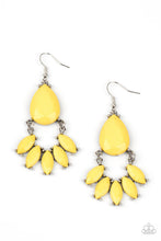 Load image into Gallery viewer, Paparazzi POWERHOUSE Call - Yellow Earrings
