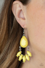 Load image into Gallery viewer, Paparazzi POWERHOUSE Call - Yellow Earrings
