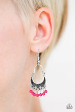 Load image into Gallery viewer, Paparazzi Hopelessly Houston - Pink Earrings
