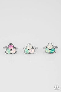 Paparazzi Gemstone Triangle Starlet Shimmer Rings