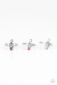 Paparazzi Music Note Starlet Shimmer Rings