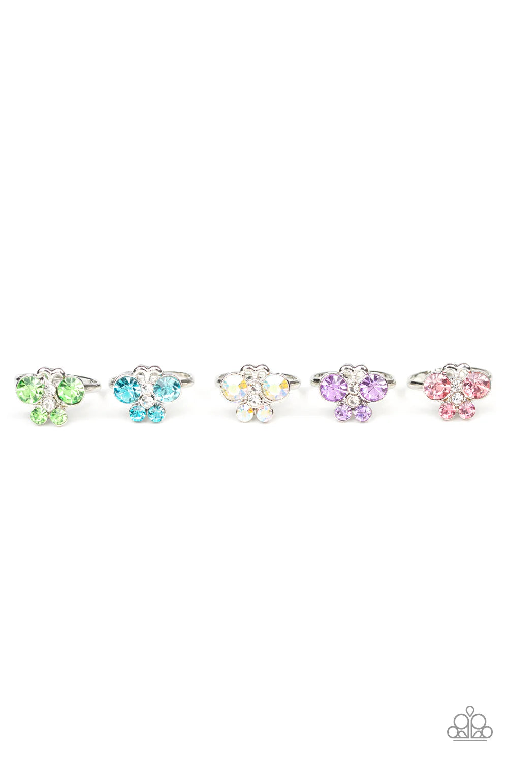 Paparazzi Rhinestone Butterfly Starlet Shimmer Rings