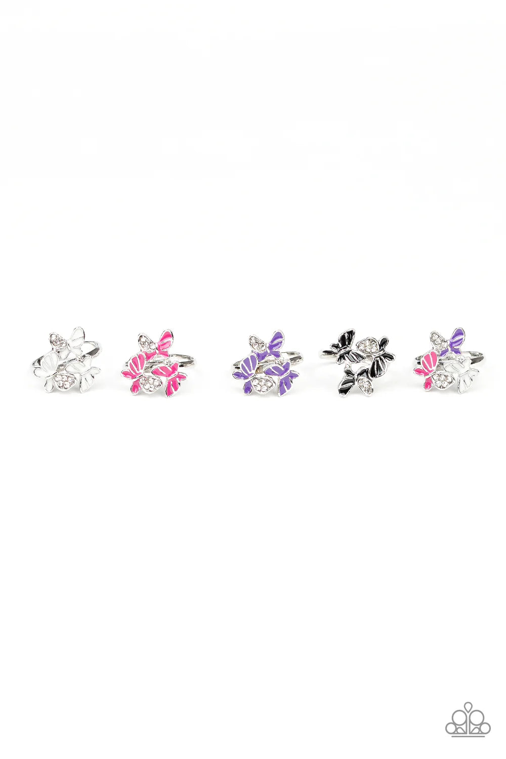 Paparazzi Butterfly Cluster Starlet Shimmer Rings