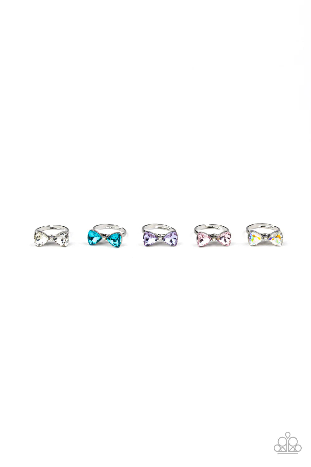 Paparazzi Rhinestone Bow Starlet Shimmer Rings