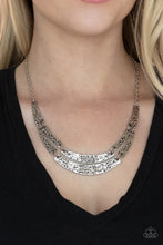 Load image into Gallery viewer, Paparazzi Stick To The ARTIFACTS - Silver Necklace
