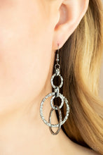 Load image into Gallery viewer, Paparazzi Industrial Artifact - Black Earrings
