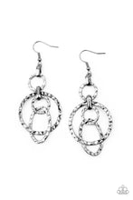 Load image into Gallery viewer, Paparazzi Industrial Artifact - Black Earrings
