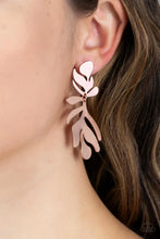 Load image into Gallery viewer, Paparazzi Palm Picnic - Copper Earrings
