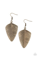 Load image into Gallery viewer, Paparazzi One Of The Flock - Brass Earrings
