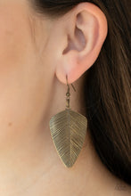 Load image into Gallery viewer, Paparazzi One Of The Flock - Brass Earrings
