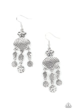 Load image into Gallery viewer, Paparazzi Get Your ARTIFACTS Straight - Silver Earrings
