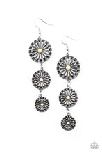 Load image into Gallery viewer, Paparazzi Festively Floral - Yellow Earrings
