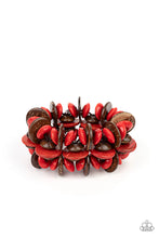 Load image into Gallery viewer, Paparazzi Caribbean Canopy - Red Bracelet
