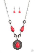 Load image into Gallery viewer, Paparazzi Saguro Soul Trek - Red Necklace
