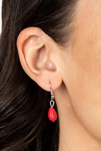 Load image into Gallery viewer, Paparazzi Saguro Soul Trek - Red Necklace
