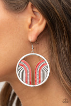Load image into Gallery viewer, Paparazzi Delightfully Deco - Red Earrings
