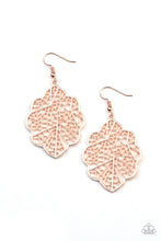 Load image into Gallery viewer, Paparazzi Meadow Mosaic - Rose Gold Earrings
