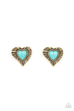 Load image into Gallery viewer, Paparazzi Rustic Romance - Brass Earrings
