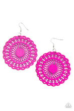 Load image into Gallery viewer, Paparazzi Island Sun - Pink Earrings
