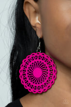 Load image into Gallery viewer, Paparazzi Island Sun - Pink Earrings
