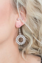 Load image into Gallery viewer, Paparazzi Wreathed In Radiance - Silver Earrings
