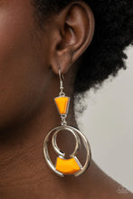 Load image into Gallery viewer, Paparazzi Deco Dancing - Orange Earrings
