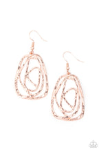 Load image into Gallery viewer, Paparazzi Artisan Relic - Rose Gold Earrings
