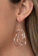 Load image into Gallery viewer, Paparazzi Artisan Relic - Rose Gold Earrings
