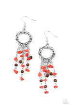 Load image into Gallery viewer, Paparazzi Primal Prestige - Red Earrings
