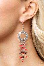 Load image into Gallery viewer, Paparazzi Primal Prestige - Red Earrings
