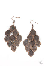 Load image into Gallery viewer, Paparazzi Loud And Leafy - Copper Earrings
