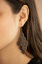 Load image into Gallery viewer, Paparazzi Loud And Leafy - Copper Earrings

