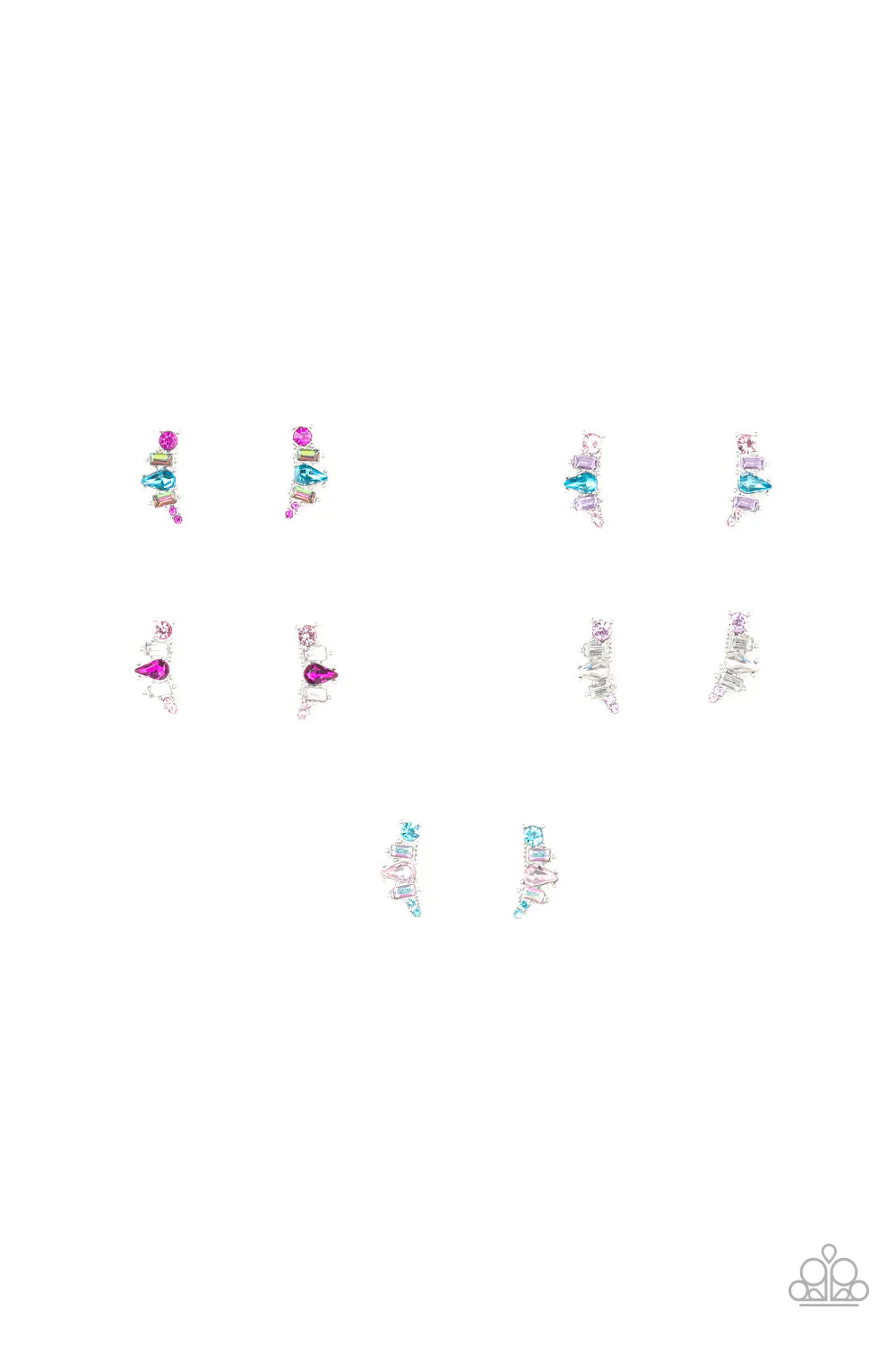Paparazzi Rhinestone Ear Crawler Starlet Shimmer Earrings