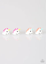 Load image into Gallery viewer, Paparazzi Unicorn Face Starlet Shimmer Earrings
