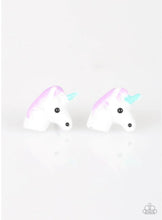 Load image into Gallery viewer, Paparazzi Unicorn Face Starlet Shimmer Earrings
