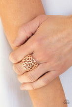 Load image into Gallery viewer, Paparazzi Get Your FRILL - Rose Gold Ring
