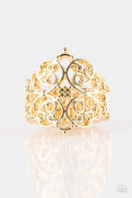 Load image into Gallery viewer, Paparazzi Victorian Valor - Gold Ring
