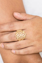 Load image into Gallery viewer, Paparazzi Victorian Valor - Gold Ring
