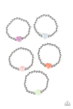 Load image into Gallery viewer, Paparazzi Marble Heart Stretch Starlet Shimmer Bracelet
