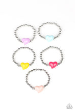 Load image into Gallery viewer, Paparazzi Puffy Heart Starlet Shimmer Bracelet
