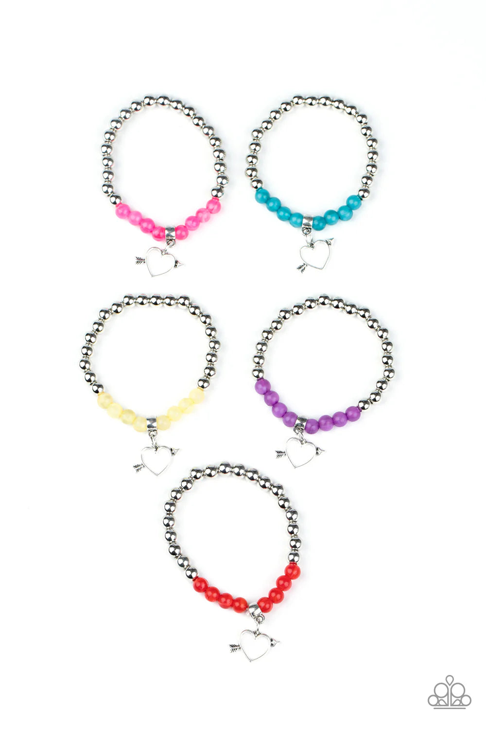 Paparazzi Flirty Heart Starlet Shimmer Bracelet