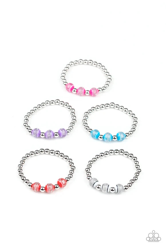 Paparazzi Stripe Bead Starlet Shimmer Bracelet