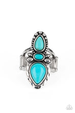 Load image into Gallery viewer, Paparazzi In A BADLANDS Mood - Blue Ring
