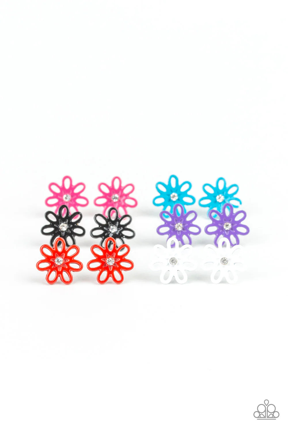 Paparazzi Bling Flower Starlet Shimmer Earrings