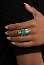 Load image into Gallery viewer, Paparazzi In A BADLANDS Mood - Blue Ring
